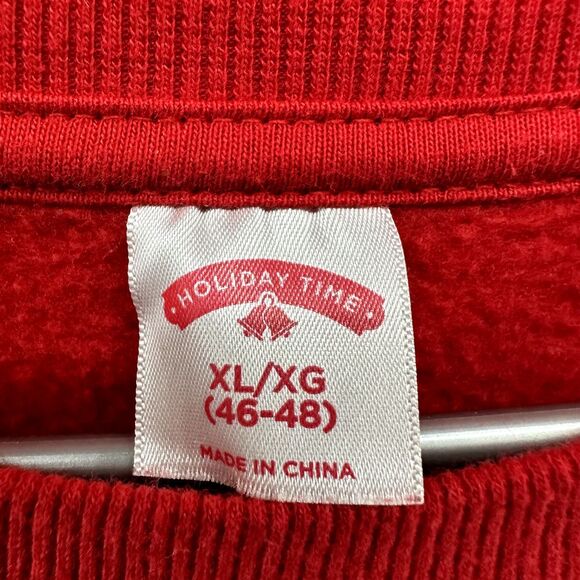 Holiday Time Pullover Sweater Women XL (46-48) Red Winter Christmas‎ Nutcracker - Picture 12 of 16